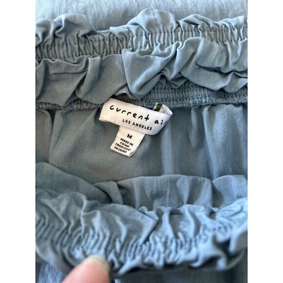 Current Air Blue Y2k Skirt Size Medium Parachute Cargo Midi Whimsigoth Fairycore - Picture 9 of 11